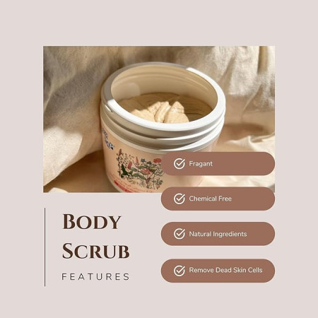KREM CAP BODY & FACE SCRUBBING & EXFOLITING WITH ALMOND EXTRACT 500G