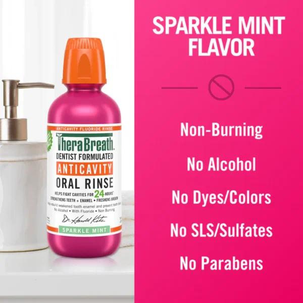 The Breath Mouth Wash Sparkle Mint 500Ml - Image 3