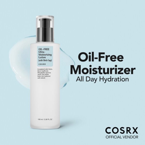 Cosrx Oil Free Ultra Moisturizing Lotion (With Brich Sap) 100ml - Image 4