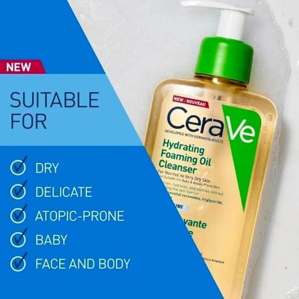 Cerave Hyrating Foaming Oil Clenser 237ml - Image 2