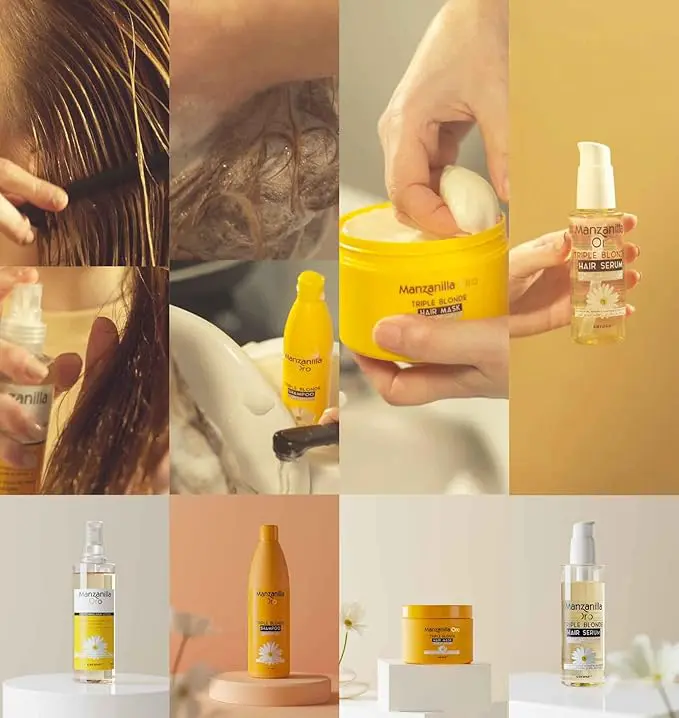 Manzanilla Oro Lightening Hair Lotion 180Ml - Image 5