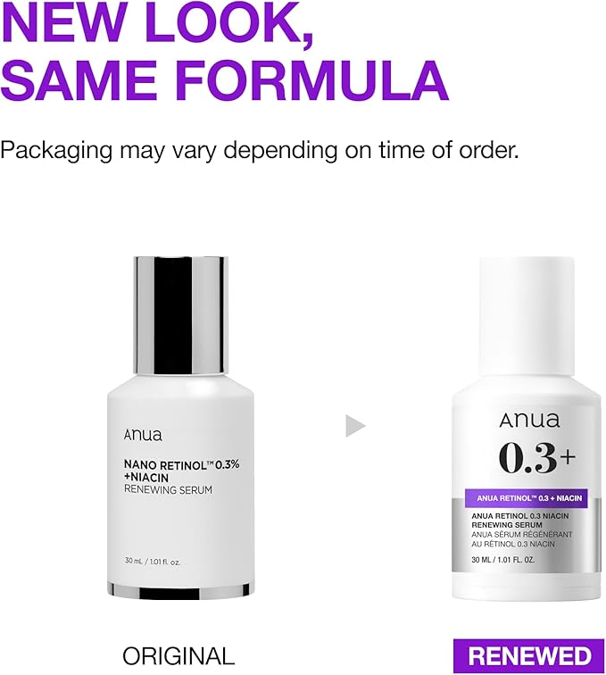Anua Retinol 0.3% +Niacin Renewing Serum 30ml