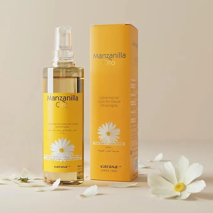 Manzanilla Oro Lightening Hair Lotion 180Ml - Image 4