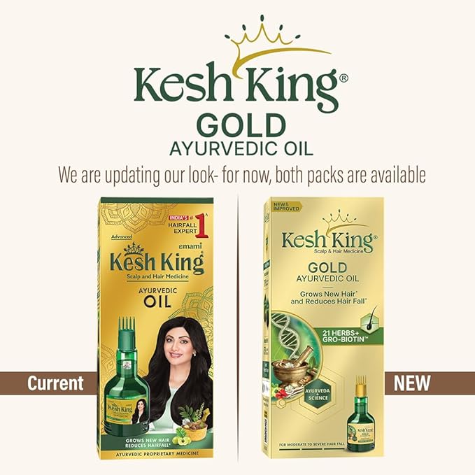Kesh King Gold Ayurdic Oil 100ml - Image 2