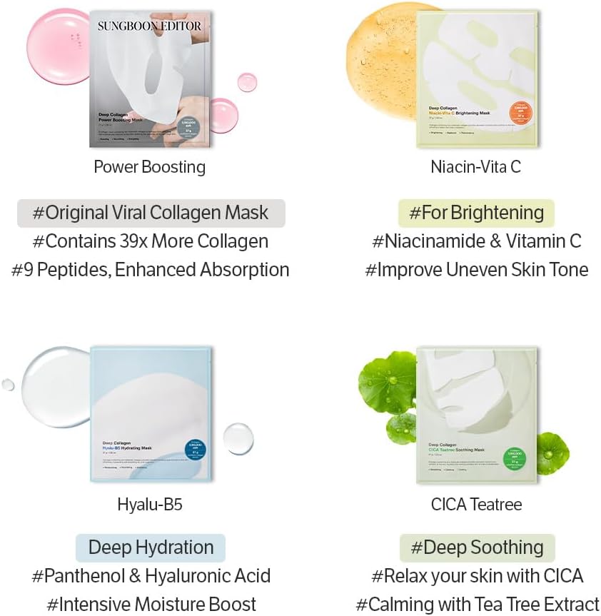 Sungboon Editor Deep Collagen Power Boosting Mask 37g - Image 3