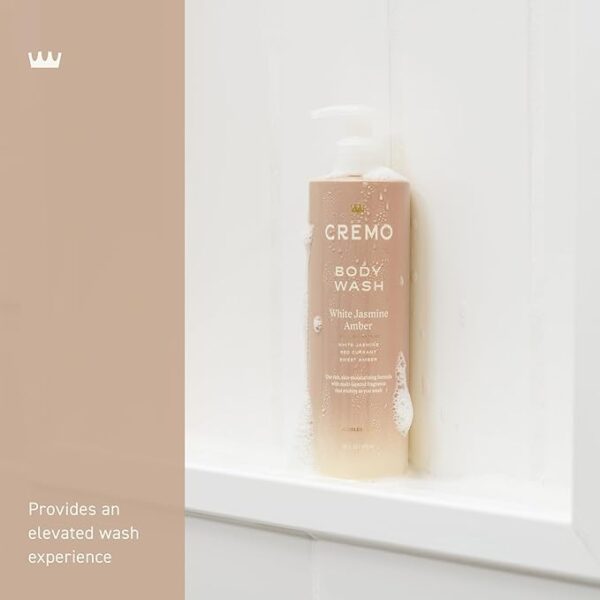 Cremo Body Wash White Jasmine Amber 473ml - Image 2
