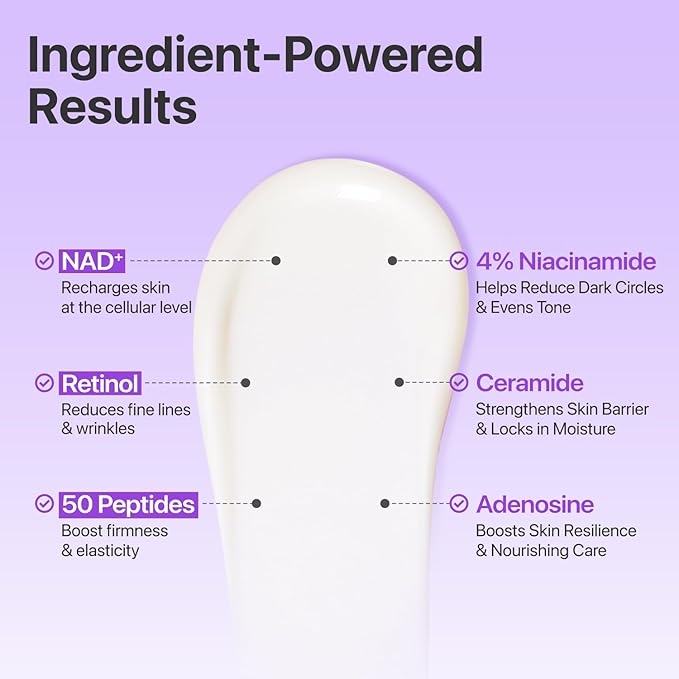 Numbuzin No 9 NAD+ Retinol Volumetox Eye Cream 10ml - Image 4