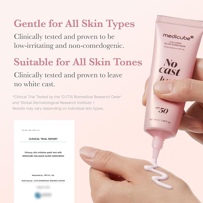 Medicube Glow Collagen Sunscreen 50ml SPF 50 - Image 6