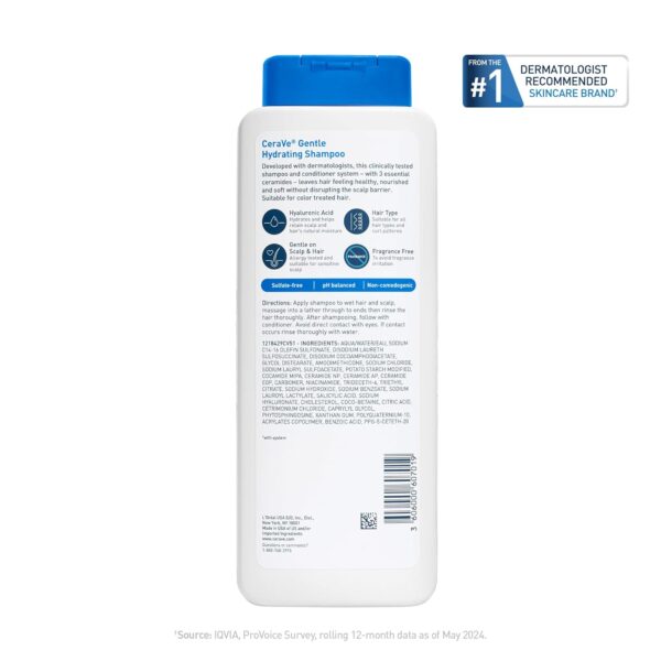 Cerave Gentle Hydrating Shampoo 355ml - Image 7