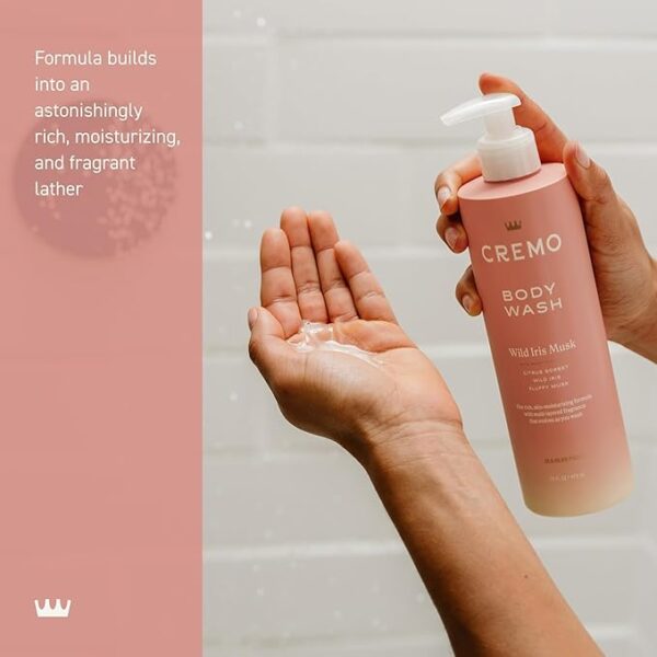 Cremo Body Wash Wild Iris Musk 473ml - Image 5