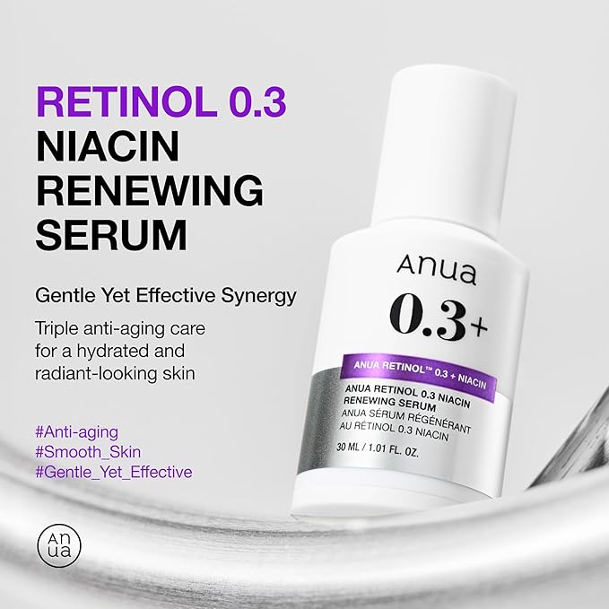 Anua Retinol 0.3% +Niacin Renewing Serum 30ml - Image 6