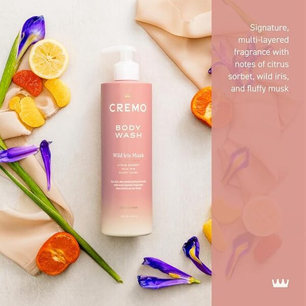 Cremo Body Wash Wild Iris Musk 473ml - Image 3