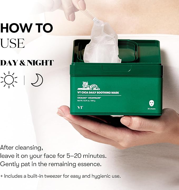 CICA Daily Soothing Mask 30pcs - Image 2