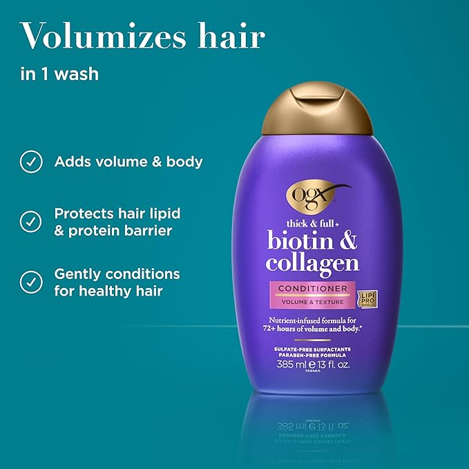Ogx Conditioner Biotin & Collogen 385ml - Image 2