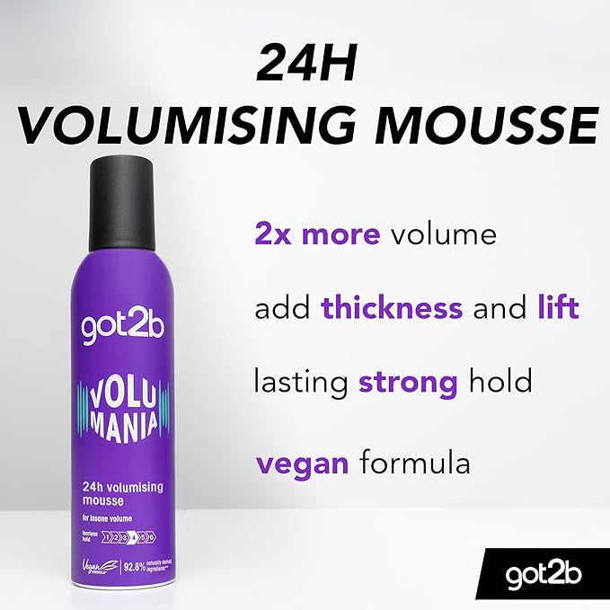 got 2 b 24h Volumising Mousse 250ml - Image 3