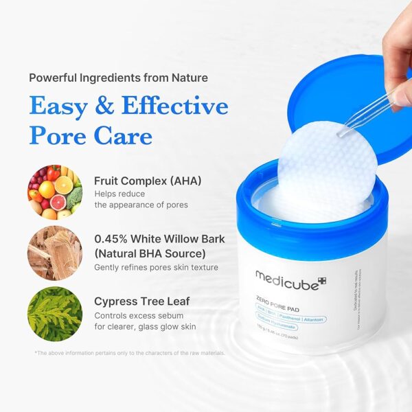 Medicube Zero Pore Pad 155gm (70pads) - Image 3