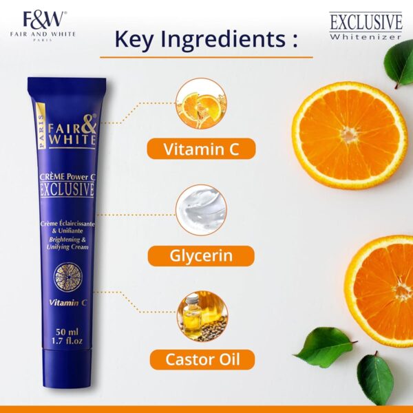 Fair & White Exclusive Vitamin C Cream Powder 50ml - Image 3