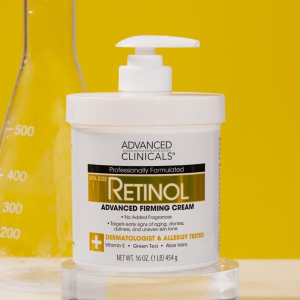 Advanced Clinicals Vitamin Retinol Firming Cream 454gm - Image 2