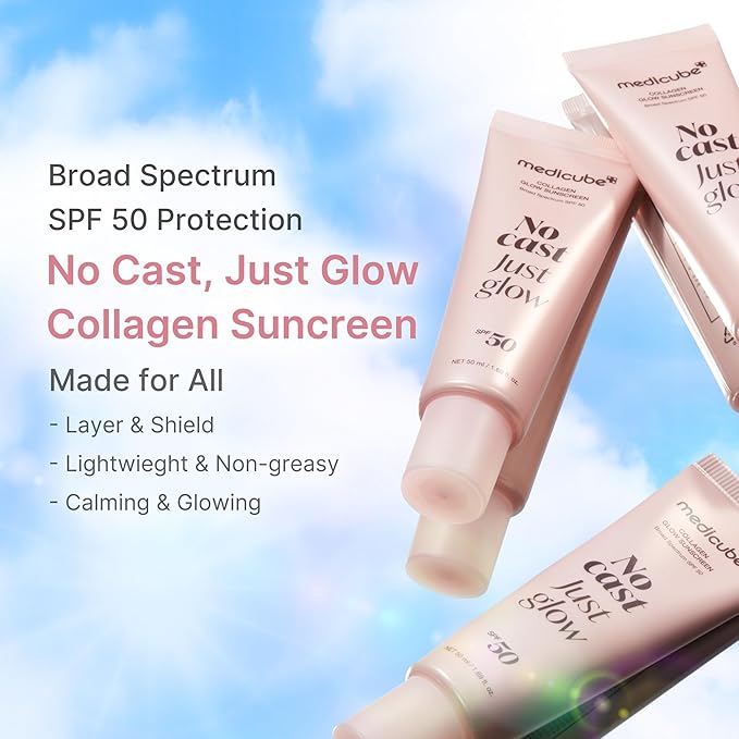 Medicube Glow Collagen Sunscreen 50ml SPF 50 - Image 3