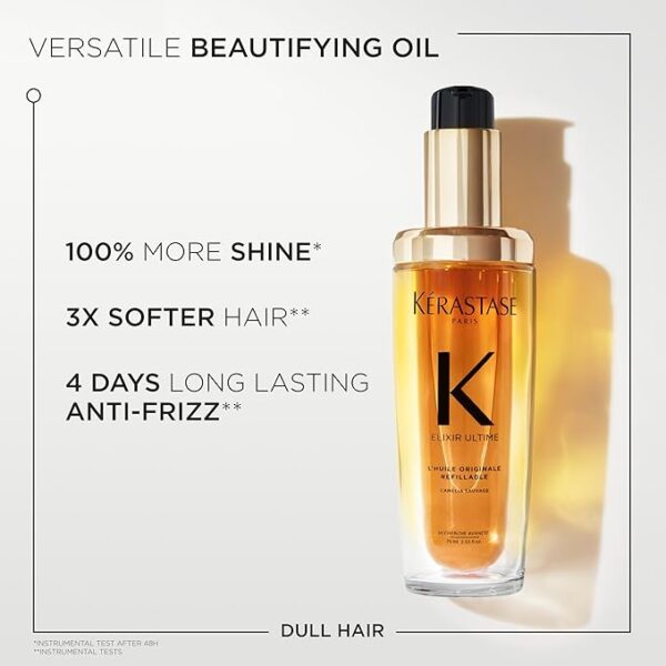 Kerastase Elixir Ultime L'Huile Originale Refillable Hair Oil 75ml - Image 3
