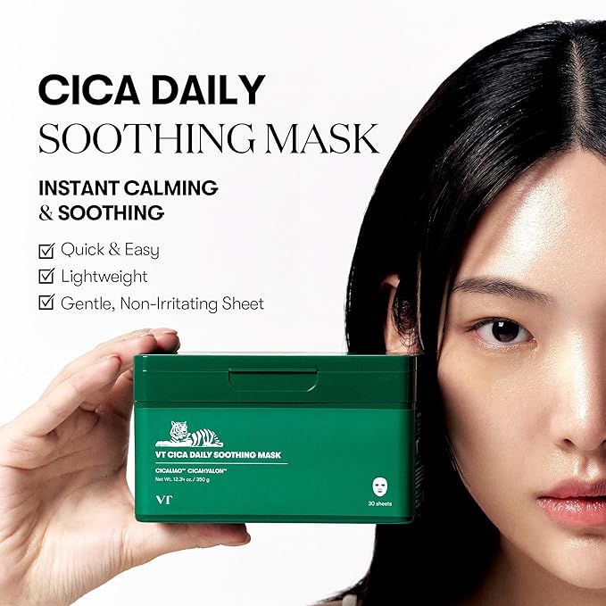 CICA Daily Soothing Mask 30pcs - Image 4