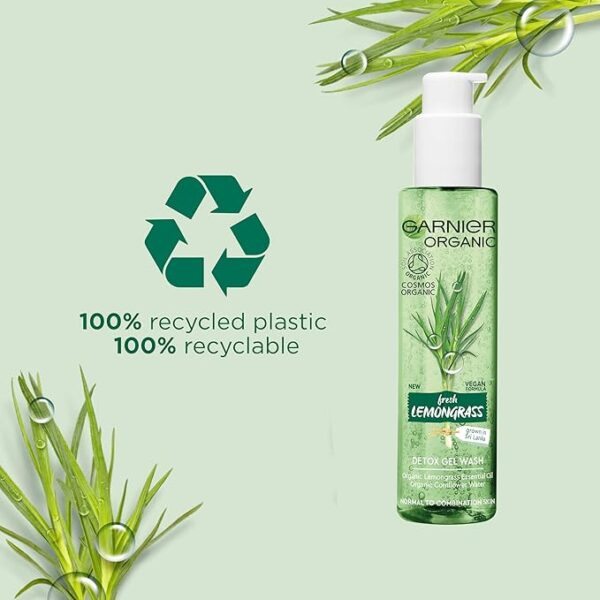 Garnier Organic Detox Gel Wash 150ml - Image 3