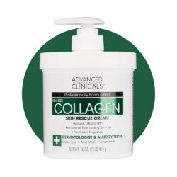 Advanced Clinicals Collagen Skin Rescue Cream 454gm
