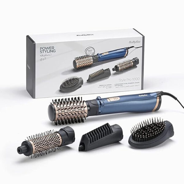 Babyliss Hair Rotating Brush 4 Attachments AS 965 SDE