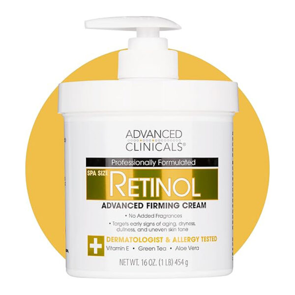 Advanced Clinicals Vitamin Retinol Firming Cream 454gm