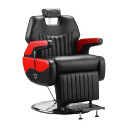 BARBER CHAIR 2689 A GLOB RED & BLACK 8773 BC