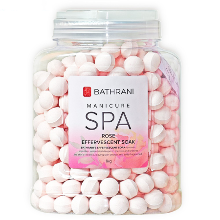 Bathrani Manicure Spa Rose Effervescent Soak 1Kg