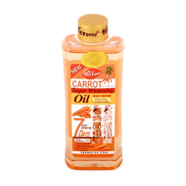 Veet Gold Carrot Super Whitening Oil 1000ml