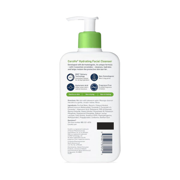 cerave hydrating facial cleanser 355ml