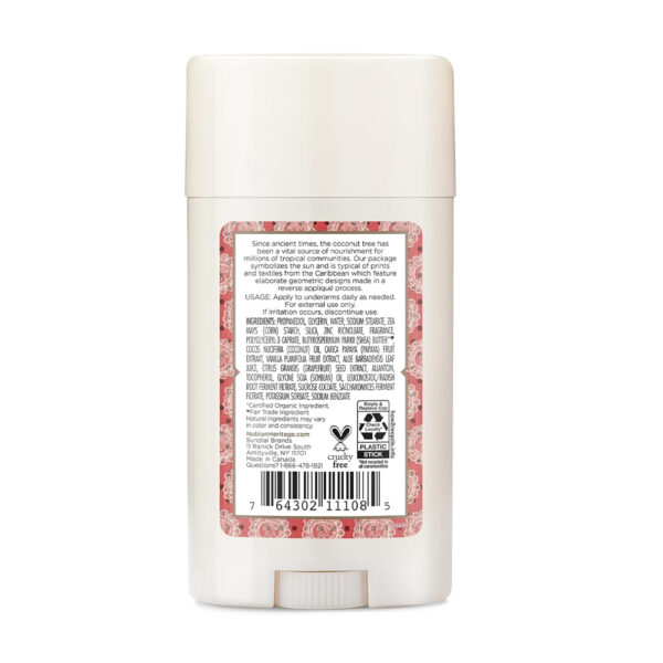 Nubian Deodorant Coconut & Papaya 64gm