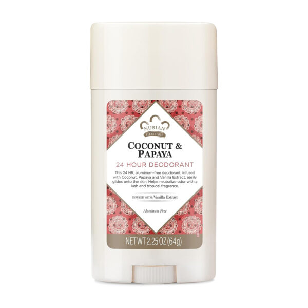 Nubian Deodorant Coconut & Papaya 64gm