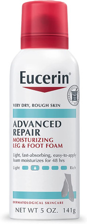 Eucerin Advanced Repair Moisturizing Leg And Foot Foam 141G