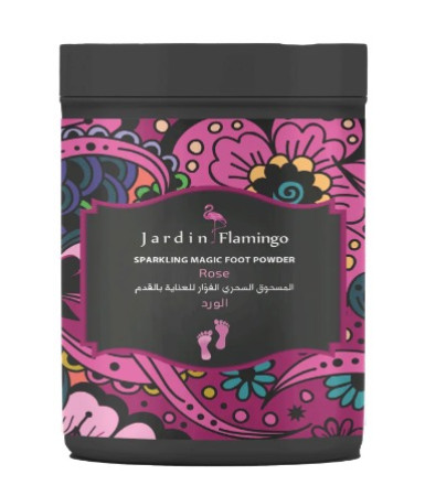 Jardin Flamingo Sparkling Magic Foot Powder Rose 1Kg