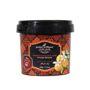 Jardin D Oleane Moroccan Black Soap Orange Blossom 500gm