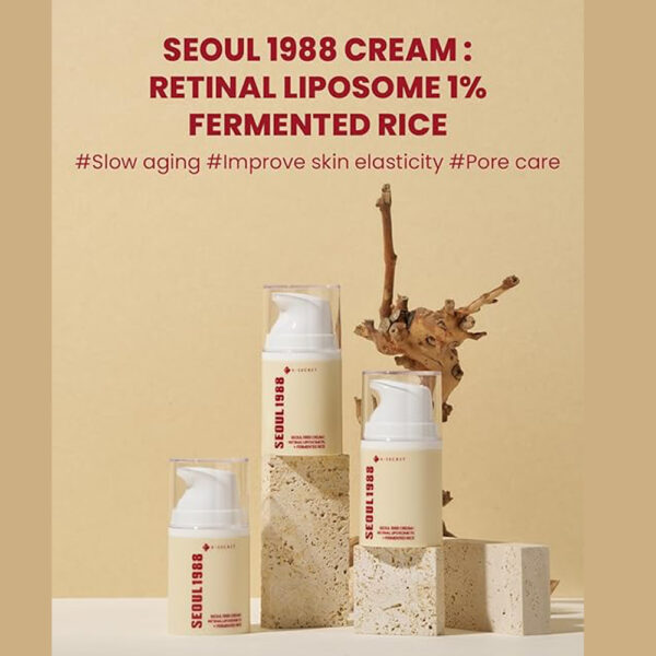 K-Secret Seoul 1988 Retinal Liposome 1%+Fermented Rice Cream 50ml - Image 3