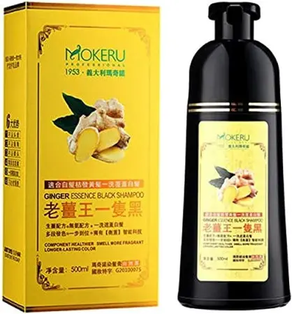 Mokeru Shampoo 500Ml Black