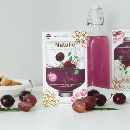 Natalie Collagan And Gluta Drink