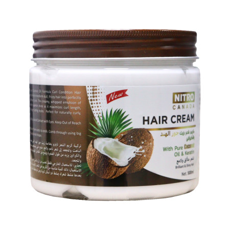 Nitro Canada Coconut Hair Cream 500Ml Al Hatim Cosmetics Trading Nitro Canada Coconut Hair Cream 500Ml Al Hatim Cosmetics Trading