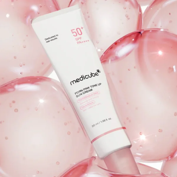 Medicube PDRN Pink Tone Up Sun Cream 50+ 50ml - Image 8
