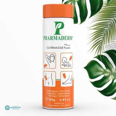 Pharmaderm Antibactrial Powder 80G
