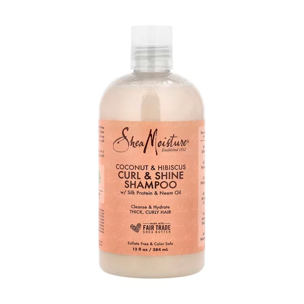 SHEA MOISTURE COCONUT & HIBISCUS SHAMPOO 384ML