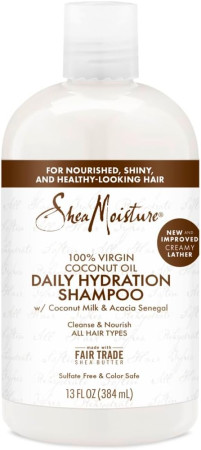 Shea Moisture Daily Hydration Shampoo 13 Fl Oz-384Ml