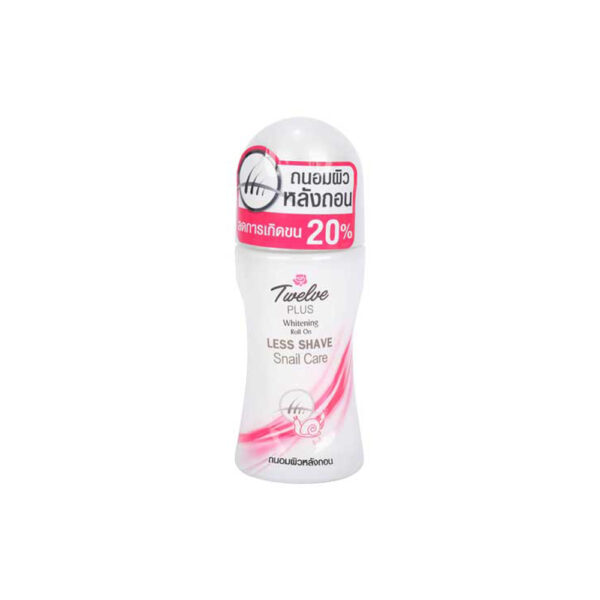 Twelve Plus Whitening Roll On Less Shave Snail Care 20ml
