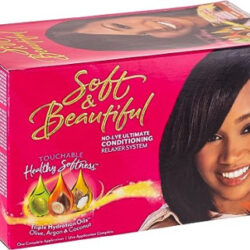 Soft & Beautyful No-Lye Ultimate Conditioning Relaxer System Super Kit
