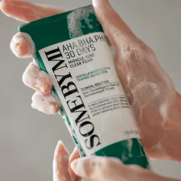 AHA BHA PHA 30 Days Miracle Acne Clear Foam 100ml - Image 5
