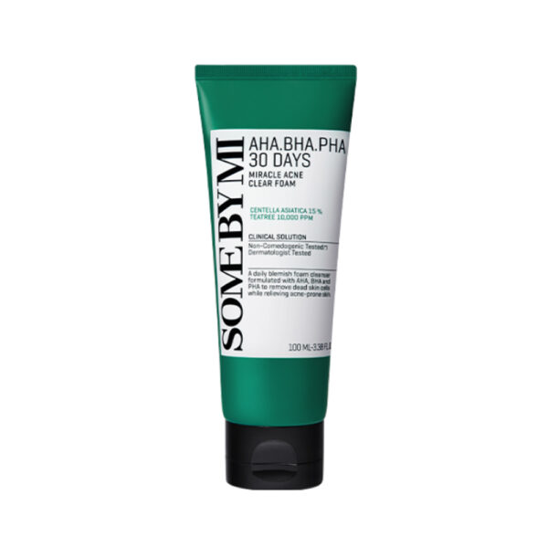 AHA BHA PHA 30 Days Meracle Acne Clear Foam 100ml